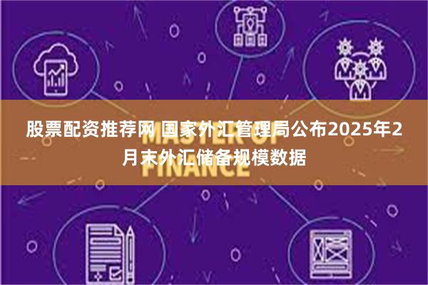 股票配资推荐网 国家外汇管理局公布2025年2月末外汇储备规模数据