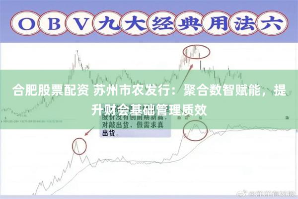 合肥股票配资 苏州市农发行：聚合数智赋能，提升财会基础管理质效
