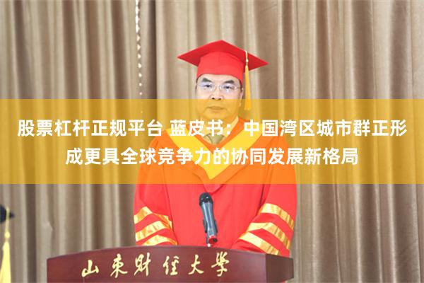 股票杠杆正规平台 蓝皮书:中国湾区城市群正形成更具全球竞争力的协同发展新格局
